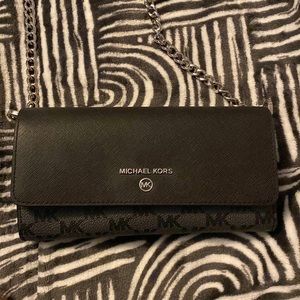 small crossbody built in wallet